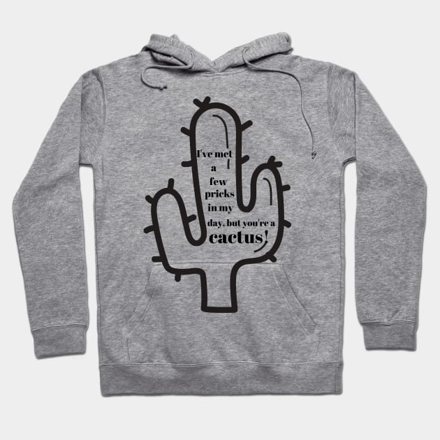 You're a cactus Hoodie by Implicitly Biased